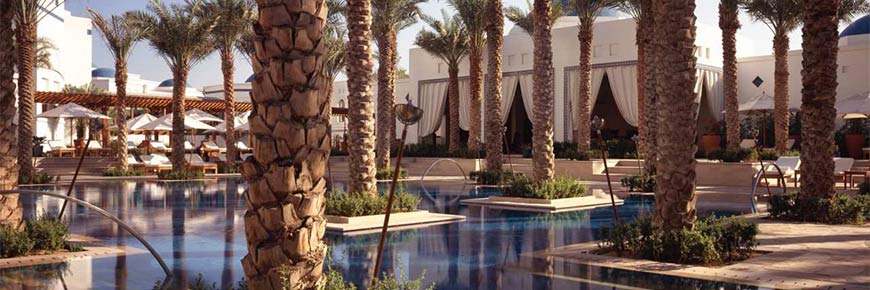 Pool area at Park Hyatt Dubai.