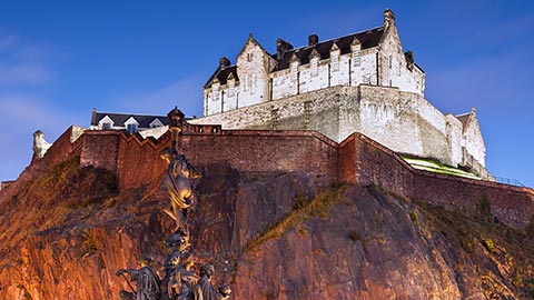 Explore Edinburgh Castle.