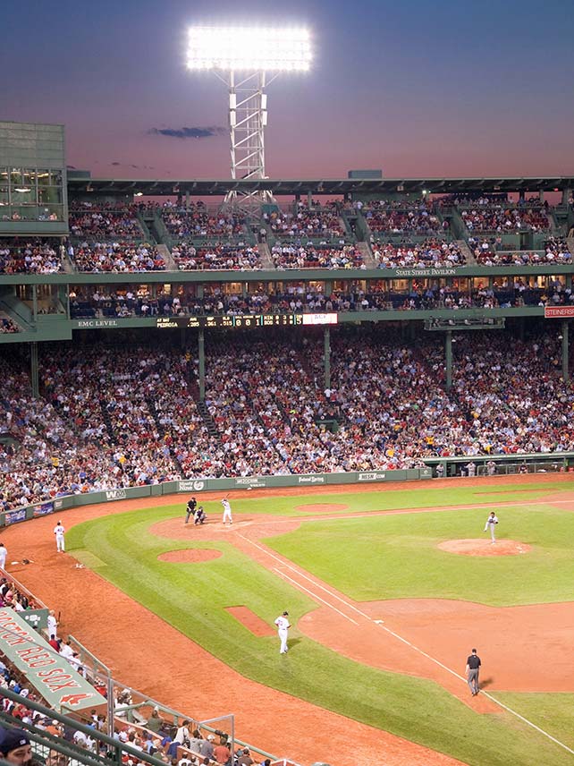 Catch a baseball game at Boston’s Fenway Park © Alamy