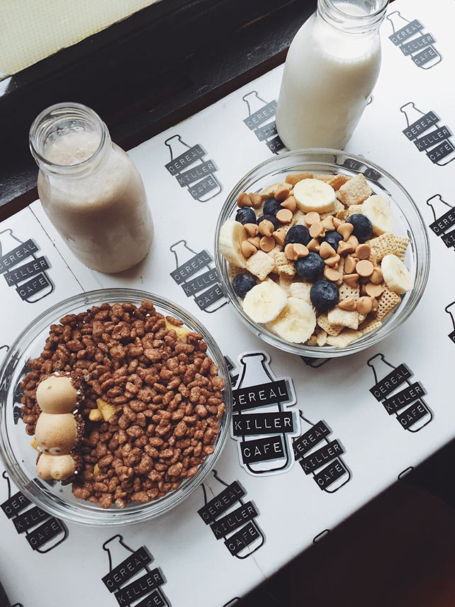 Brick Lane’s Cereal Killer Café © Instagram/@livvflorence