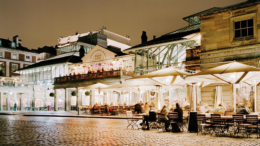 Covent Garden by night © Shomos Uddin/Getty Images