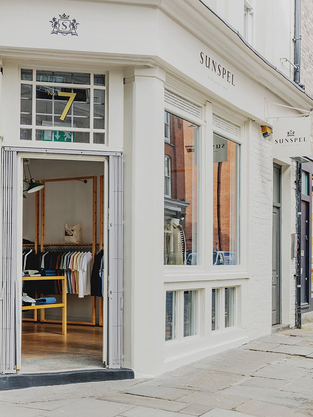Sunspel Shoreditch est la première boutique londonienne de l'enseigne © Mariell Lind Hansen