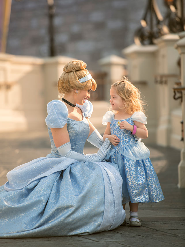 Meet Cinderella at the Magic Kingdom, Walt Disney World Resort. ©Disney