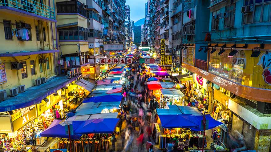Hong Kong night markets ©Caroline Pang.