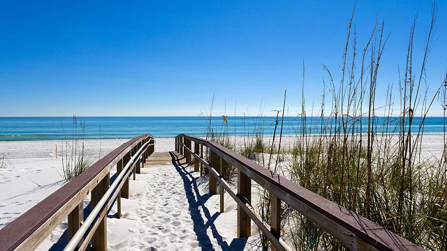 Playas en las proximidades de Pensacola ©Ian Dagnall / Alamy Stock Photo.