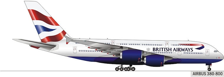 Airbus 380-800.