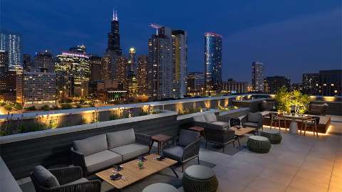 Hébergement - Nobu Hotel Chicago - Bar/Salon - Chicago