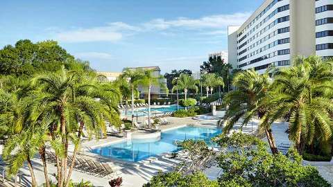 Hébergement - Hilton Orlando Lake Buena Vista - Disney Springs - Vue sur piscine - Orlando